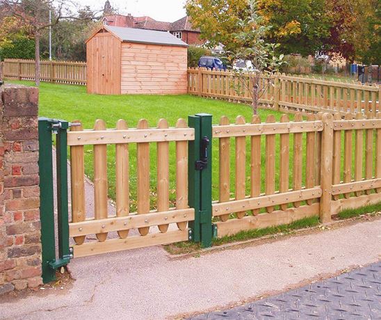 Playtime timber with Playtime Gate