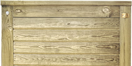 Detail Horizontal Boarded Hit and Miss Garden Gate