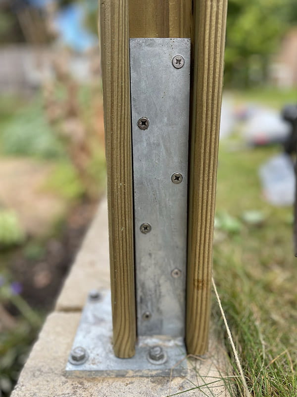 Slotted Fence Post Foot Jacksons Fencing