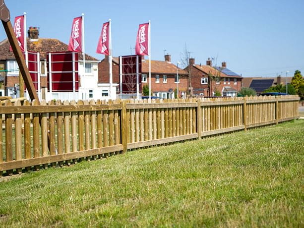 timber playtime fencing