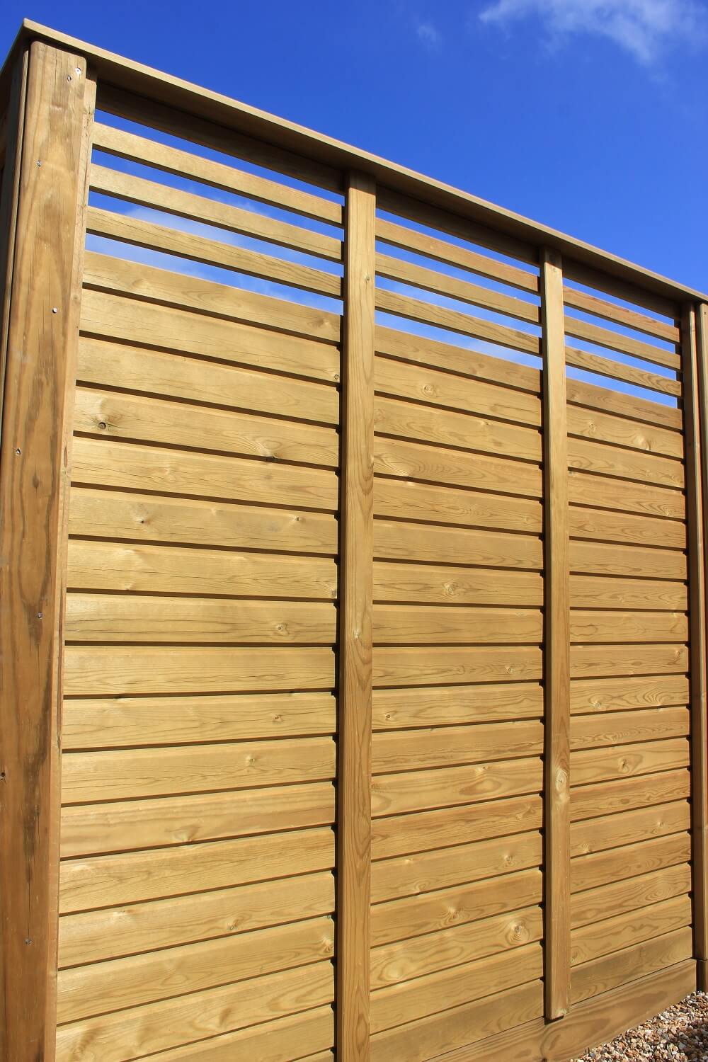 Canterbury Combi Slatted Fence Panels Jacksons Fencing