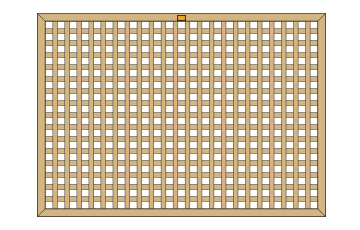 Small square trellis