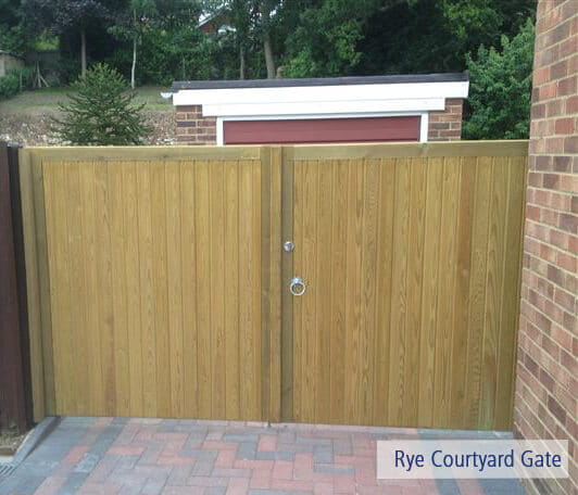 Courtyard Gates | Wooden Courtyard Gates | Jacksons Fencing