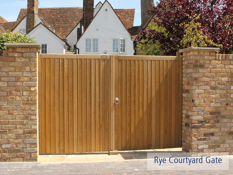 Courtyard Gates | Wooden Courtyard Gates | Jacksons Fencing