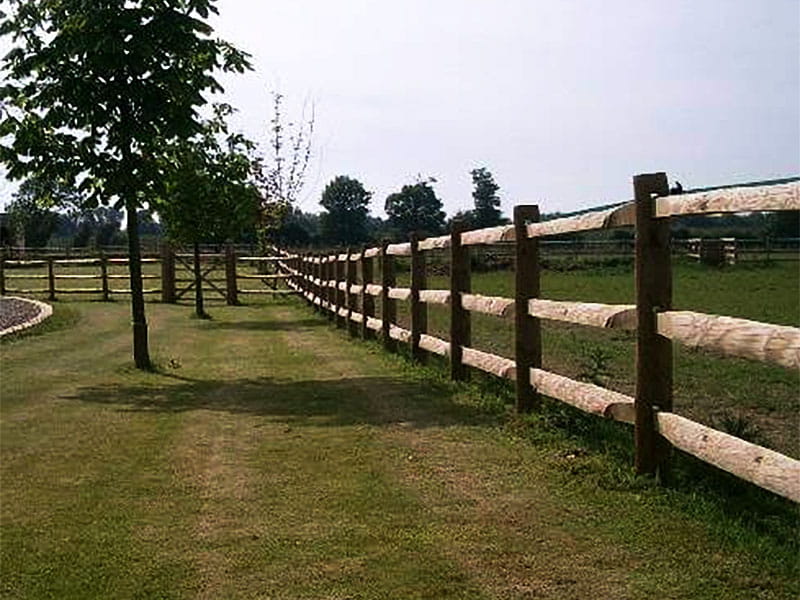 Heavy Post And Rail Fencing | Jacksons Fencing