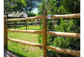 Heavy Post And Rail Fencing