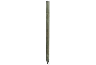 1.50m Long  75mm Dia Machine Rounded Fencing Stake Pointed & Chamfered Jakcured ~