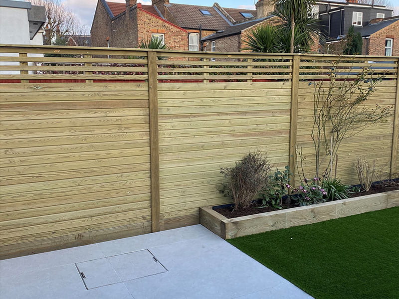 Canterbury Combi Slatted Fence Panels Jacksons Fencing