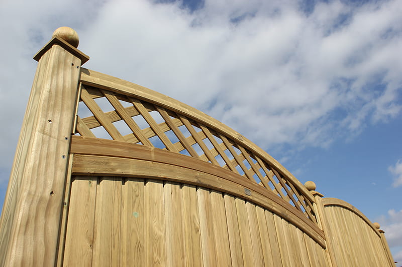 Curved Framed Trellis Arch Top Trellis Jacksons Fencing