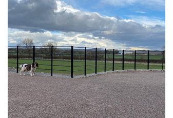 Estate Railings provide unspoiled views of Cheshire Countryside