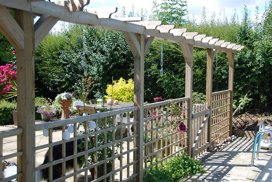 Family garden fencing