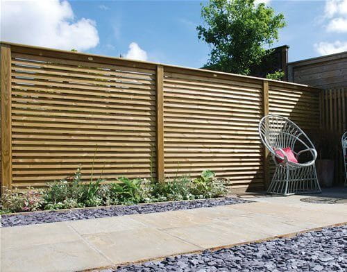 Contemporary Fencing Modern Softwood Fence Panels Jacksons Fencing