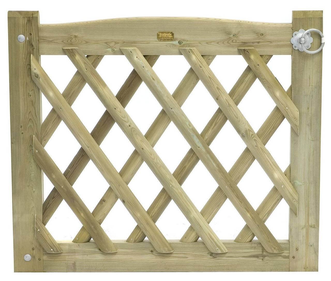 criss cross garden gate