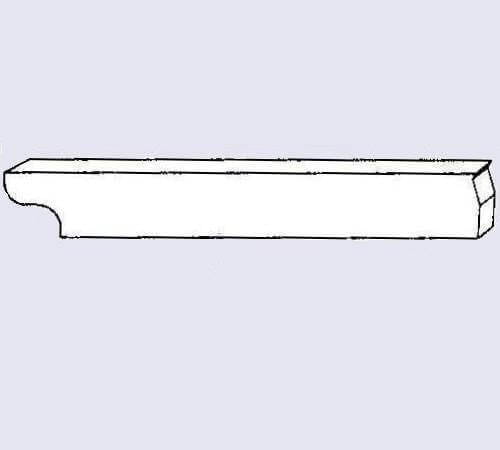 pergola end side rail